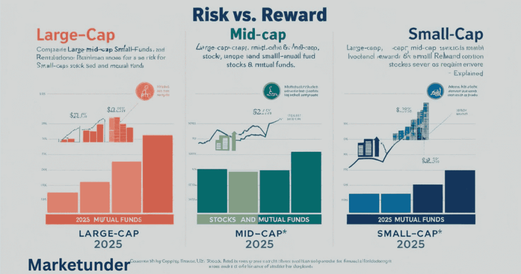 Large Cap, Mid Cap, and Small Cap Stocks & Mutual Funds Explained-2025